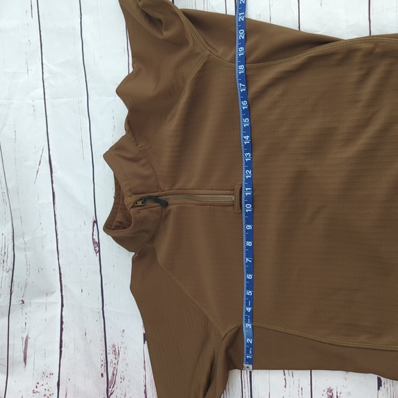 Tru Spec tactical shirt 1/4 zip fleece lined grid pull over, men's med - Picture 6 of 13